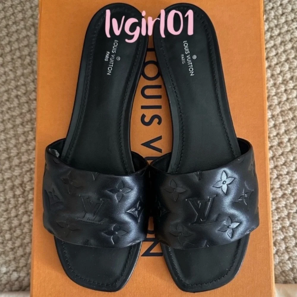 🌸💯Authentic Louis Vuitton Revival Mule Sandal - Picture 1 of 14